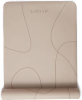 Wegym Ym01 4mm Cushioned Exercise Mat For Yoga And Pilates - Anti Slip Pu Desert Tan