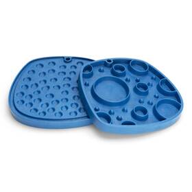 Ha030mar West Paw Seaflex Bubbles Feast Mat All-in-one Slow Feeder Lick 