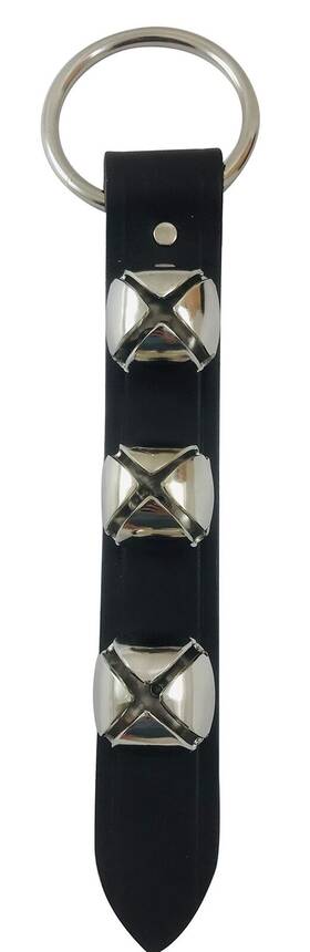 Westman Works 810023713647 Sleigh Bells For Door Dog Training Accessory Brass Bell And Dark Leather Stra Westman Works 810023713647 Sleigh Bells For Door Dog Training Accessory Brass Bell And Dark Leather Stra