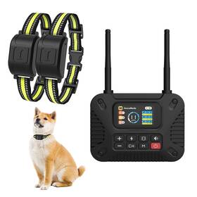 Dogf001 Weuyuy Wireless Dog Fence System With Lcd Remote - Adjustable Training Collar And Port Dogf001 Weuyuy Wireless Dog Fence System With Lcd Remote - Adjustable Training Collar And Port