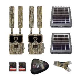 Wiseeye Technologies 695825880861 2pc Dc-2 Double Bundle With Solar Panel