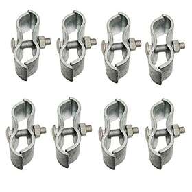 Bk-01 Wulankd Chain Link Fence Panel Clamps - Dog Kennel For 1-3/8 Inch Metallic Bk-01 Wulankd Chain Link Fence Panel Clamps - Dog Kennel For 1-3/8 Inch Metallic