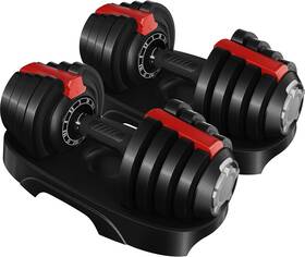 Yaheetech Yt-00143229 Adjustable Dumbbell Set 28/40/52.5/90lbs Black And Red