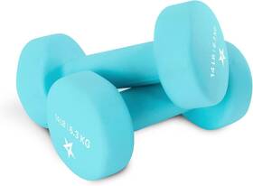 Yes4all 766897515941 Neoprene Coated Dumbbell 14 Lbs Pair L. Light Blue - 14lbs Yes4all 766897515941 Neoprene Coated Dumbbell 14 Lbs Pair L. Light Blue - 14lbs