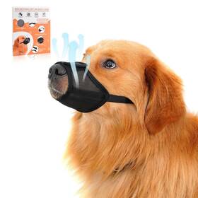 Yingphia 742071632222 Dog Muzzle Soft Mesh For Small Medium Large Dogs Chihuahua German She