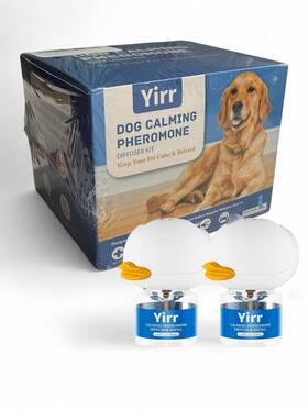 Yirr Fjk05 New Dog Calming Diffuser Kit With 2 Refills Stress Relief Pheromone 4-in-1