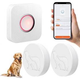 Yistech 762102484163 Wifi Dog Door Bell For Potty Training To Go Outside Smart Doggie F Yistech 762102484163 Wifi Dog Door Bell For Potty Training To Go Outside Smart Doggie F