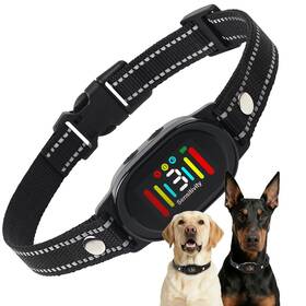 Pd216-bk Yogal Dog Bark Collar - Shock Collars For Large Medium Small Dogs With Vibration Be