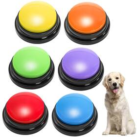 You-voicerecordingbuttons-6p Youeon 6 Pack Voice Recording Button Colors Dog Buttons For Communication Pet Tra You-voicerecordingbuttons-6p Youeon 6 Pack Voice Recording Button Colors Dog Buttons For Communication Pet Tra