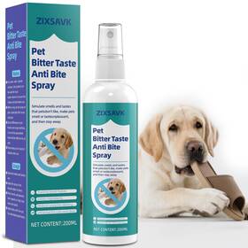 Zixsavk 727636314089 Bitter Apple Spray For Dogs - No Chew Deterrent To Stop Licking Biting 200ml