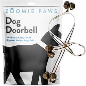 Zoomie Paws 726084939219 Hanging Door Bells For Potty Training - Decorative Dog Pupp Zoomie Paws 726084939219 Hanging Door Bells For Potty Training - Decorative Dog Pupp