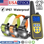 3000FT Dogs Training Us Collar Rechargeable Remote Shock Pet Waterproof Trainer. Fixed Price $20.49.