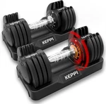 Keppi Adjustable Dumbbells SET-25LB/40LB/55LB/60LB, Anti-slip Metal Fast. Fixed Price $202.19.