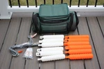 Sportdog Orange Plastic Jumbo Dummy White + Collar Scent Training Kit. Fixed Price $75.00.