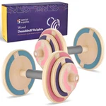 Special Supplies Kids Wooden Workout Play Weights Set - Adjustable Dumbbells .... Fixed Price $64.61.