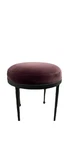 Accent Stool Crete Pebble Surrey Plum New In Box Mrsp $699MID Century Mod. Fixed Price $450.00.