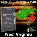 Garmin Huntview Plus Map West Virginia - Microsd Birdseye Satellite Imagery 24K. Fixed Price $86.95.