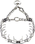 Chrome Plated Steel Training Prong Collar With Quick Release Snap For Dogs (21-2. Fixed Price $57.99.