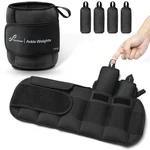 Adjustable Ankle Weights 10LBS X 2 Pair Modularized Black Sportneer. Fixed Price $89.99.