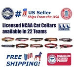 Pets First Ncaa Breakaway Collar With Ringing Bell Adjustable Cat. Fixed Price $13.99.