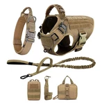 Large Dog Harness And Leash Set Pet German Shepherd Malinois Training Walking Ve. Fixed Price $50.95.