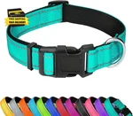 Reflective Dog Collar, Adjustable Soft Neoprene Padded Nylon Pet Collars With Bu. Fixed Price $10.79.