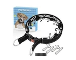Poppypets Prong Dog Training Collar W/rubber Tips, Stainless Steel Small New. Fixed Price $14.99.