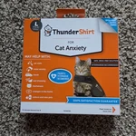 Thundershirt For Cat Anxiety Size Large 13+ Lbs Solid Gray New In Box. Fixed Price $29.95.