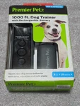 Premier Pet 1000 Ft. Dog Trainer Collar With Rechargeable Battery - Open Box. Fixed Price $34.99.