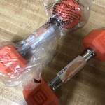 Lot Of 2 Cap 5LB Each Coated Hex Dumbbell Weight New. Fixed Price $34.99.