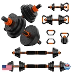 Vtory Adjustable Weights Dumbbell Set 20/70/90LBS Connector 4 IN1. Fixed Price $100.28.