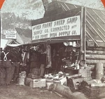 C.1898 Red Front Sheep Camp Alaska Stereoview Keystone 9207 Gold Mining. Fixed Price $29.99.