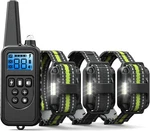 Funnipets Dog Training Collar 3 - 2600FT Shock Pack, Green+black. Fixed Price $66.12.