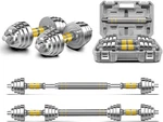 Phoeros Adjustable Dumbbell - 44/66/88 Lbs Weights Set, Barbell 3. Fixed Price $222.45.