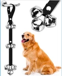 Dog Potty Training Doorbell Bells One Size Black Silver Obedience. Fixed Price $12.00.