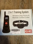 Vividvista Wireless Dog Fence W/remote Control Collar 2-IN-1 System Model KD-W2. Fixed Price $114.99.