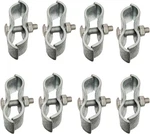 Saddle Clamps (8 Set) Chain Link Fence Panel For 1-3/8, Metallic. Fixed Price $38.76.