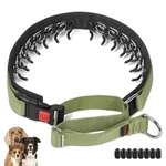1053398521 Mayerzon No Pull Dog Collar, Patented Martingale (s, Green). Fixed Price $20.00.