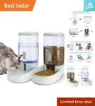 Modern 2-PACK Pet Feeder And Waterer Ideal For Small & Medium Dogs Cats. Fixed Price $51.29.