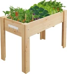 47"X30"X22" Raised Garden Bed With High Legs & Hooks Elevated Wood Planter Box. Fixed Price $58.99.