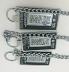 New Hamilton Sterling Steel Chain Dog Collar Xfine, Medium, Heavy. Fixed Price $7.99.