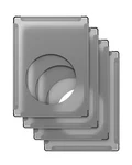 4PACK Transparent Grey Plastic Panels 11.8X15.7IN For Pet Playpen, Cube Storage. Fixed Price $21.69.