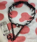 Quick Release Herm Sprenger Black Steel Prong Collar W/ Swivel 3.2MM Nwt. Fixed Price $70.00.