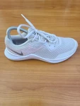 Nike Mc Trainer Platinum Metallic Silver & Pink Training Sneakers Sz 6. Fixed Price $39.99.
