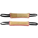 Durable Jute Dog Bite Tug Pillow With 2ROPE Handles Strong Training Toys Pet. Fixed Price $22.55.