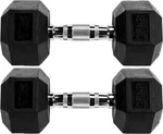 Fitvids Rubber Encased Hex Dumbbell 25LB Pair Black. Fixed Price $106.31.