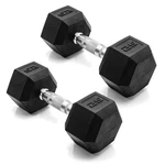 Hex Dumbbell 25 Lb Pair Coated Chrome Black Cap Barbell SDRSIS-50C Weight. Fixed Price $89.99.
