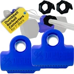 Dualbell Dumbbell Barbell Converter Pair + Collars 1 Gym Set Blue/black. Fixed Price $49.99.