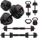 Adjustable Dumbbell SET,20/35/45/55/70/90LBS Free Weights With Upgraded Nut,. Fixed Price $170.91.