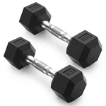 Papababe Hex Set 2.5-125LB, Rubber Encased Home Gym Dumbbells, Exerc.... Fixed Price $48.85.